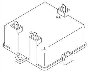 Obrazek Z0380001600 (0673) GNIAZDO BATERII