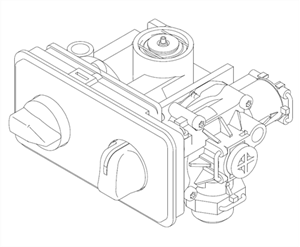 Obrazek Z0064130000 (3005) ARMATURA WODNO-GAZOWA GW40B na 3PB/P-G30/G31