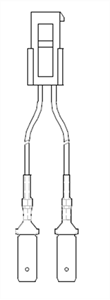 Obrazek Z3000260200 (3855) PRZEWÓD ŁĄCZĄCY CZUJNIK FS17