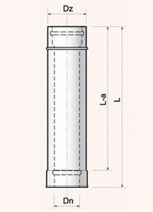 Obrazek Rura - ERPX 500 rozmiar 60/100 lub 80/122