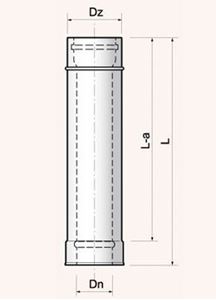 Obrazek Rura - ERPX  330 rozmiar 60/100 lub 80/122